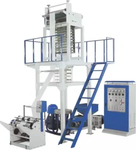 HDPE LDPE High Speed Film Blowing Machine Three Layer LAB Film Making Machine