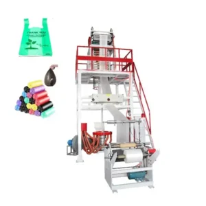 HDPE LDPE High Speed Polyethylene Film Blowing Extrusion Machine Plastic Film Blowing Machine
