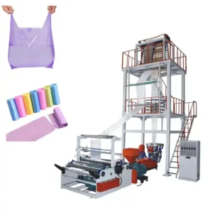 HDPE LDPE LLDPE Blow Film Extruder Machine Plastic Film Blowing Machine