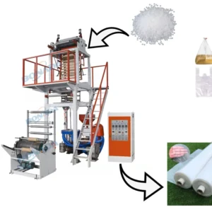 HDPE LDPE LLDPE Film Blowing Machine Extruder