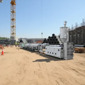 HDPE LDPE PE PP Twin Screw Pipe Production Line for Manufacturing Plant Drainage Pipes with Long Service Life