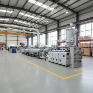 HDPE Pipe Extruder Machine 80kW for 20-1200mm LDPE PE PP Twin Screw with Bearing & Motor Long Service Life