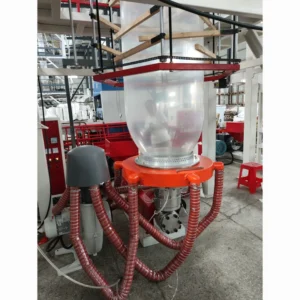 HDPE Two layer Blown Film Extrusion Machine with 100kg/h Output Easy to Operate