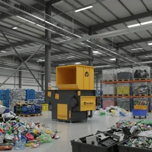 HDZ-600 Single Shaft Plastic Shredder PE Film Fishing Nets Crushing Machine Industrial Recycling Equipment