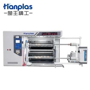 HP 1600H High Output Double Turret Four Axls Slitting Rewinding Machine Opp Slitter Rewinder Machine