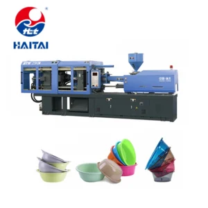 HTW250 Horizontal Hydraulic Injection Molding Machine for PET ABS PP PA PC Plastic Household Goods Production