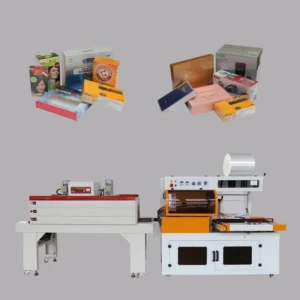 HY 450 High Speed Seal Tunnel Type Candle Magazine Sauce Mineral Bottle Plastic Film Automatic Shrink Wrap Packaging Machine