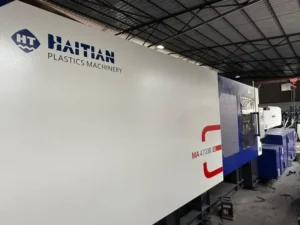 Haitian 470 Ton Horizontal Hydraulic Mini Injection Molding Machine Injection Rate 4000 Working Hours Bearing Injection