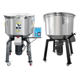 Heavy-Duty 500kg Vertical Color Mixer Food-Grade Powder & Plastic Granules Blending System with Auto Feed