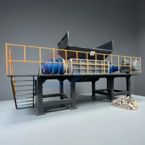 Heavy Duty Automatic Plastic Shredder PVC Pipe Shredder for Crushing Waste Plastic Pipes and Bottles in Recycling Plant