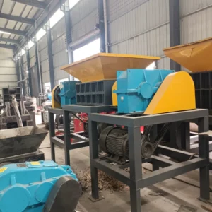 Heavy Duty Double Shaft Automatic Waste Shredder Machine for Plastic Bottles Barrels Household Garbage