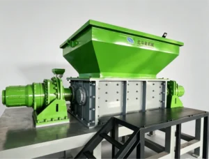 Heavy Duty Double Shaft Shredder for Plastic Metal Wood Tire Industrial Waste Recycling