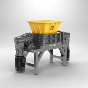 Heavy Duty Double Shaft Shredder for Shrink Film Jumbo Bags Waste Paper Timber ABS PVC Pipes Plastic Housings