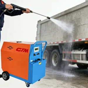 Heavy Duty Electric High Pressure Hot Water Steam Pressure Washer for Car Wash Shop Industrial Cleaning