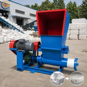 Heavy Duty Foam Recycling Equipment for EPS Waste Plastic Foam Melting Machine
