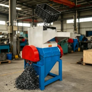 Heavy Duty Plastic Crusher High Efficiency Crushing Machine Low Noise Shredder for Plastic Waste Recycling