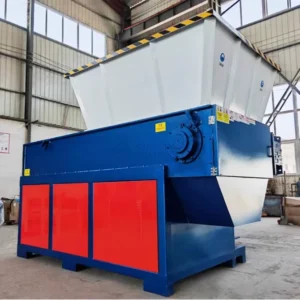 Heavy Duty Single Shaft Shredder High Efficiency Plastic Shredder Machine for Waste Clothes Textile Fabric Recycling Line