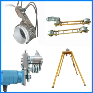 Heavy Duty Spiral Winding Equipment with Auxiliary Power Technology Stable Operation for Large Diameter Sewer Rehabilitation