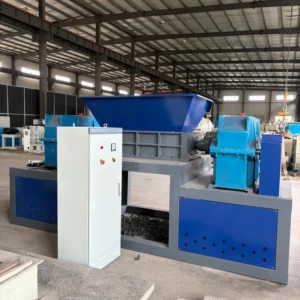 Heavy Duty Used 45kW Twin Shaft Plastic Shredder Machine for Waste Plastic Size Reduction