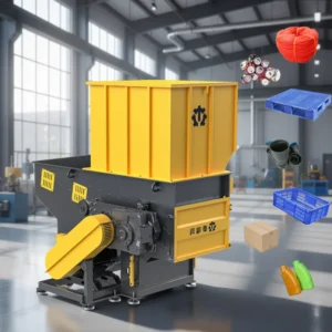 Heavy Duty Waste Recycle Shredder for Waste Film PP Woven Bags Jumbo Bags Cardboard Timber Wood Nylon HDPE Pipes PC Sheets
