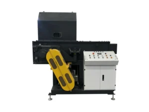 Heavy duty Single shaft Shredder Waste Plastic Crusher with Rolling Casters and Metal Casing