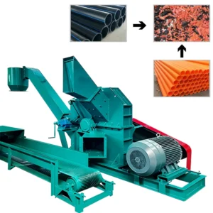High 3-5t Large Diameter Thick Wall 180mm-630mm Plastic Pipe Shredder Crusher for HDPE PP PE PVC Pipe Recycling