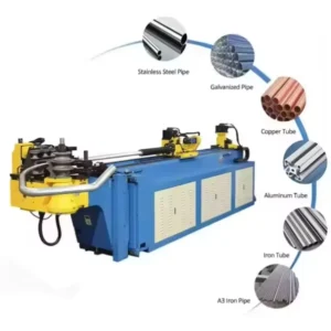 High Accuracy Automatic Stainless Steel Hydraulic Tube Bender with Motor for Iron Pipe Bending Machine