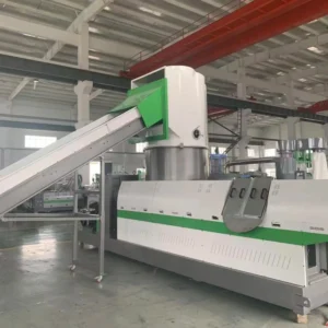 High Automation Film Recycling Pelletizer for Film Woven Bag Direct Feeding Integrated Densifying Pelletizing