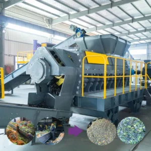 High Capacity Industrial Spiral Crusher 4 12T H for Textiles Carpets Clothing Polyester Film