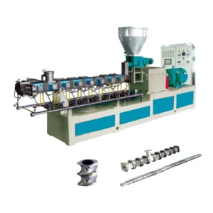 High Capacity Parallel Twin Screw Extruder Used for PP PE PS PMMA ABS PET Plastic Processing
