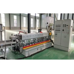 High Capacity Parallel Twin Screw Extruder Used for PP PE PS PMMA ABS PET Plastic Processing