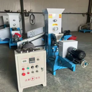 High Capacity Pet Food Extruder Feed Pellet 45mm Single Screw Extruder Twin Screw Feed Extruder