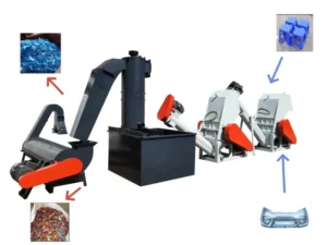 High Capacity Plastic Cleaning and Recycling Line Plastic Recycling Mechanical Cleaning Line