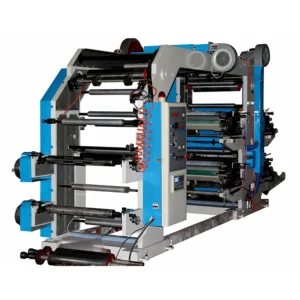 High Efficiency 2 4 6 8 Color Flexo Printing Machine For Making Flim HDPE LDPE