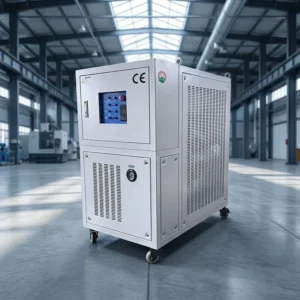 High Efficiency 380V PLC Mold Temperature Controller Water Rubber Molding Machine 1% Accuracy Pump 10 120C Range