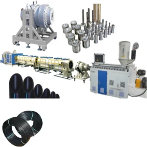 High-Efficiency Automatic Twin Screw PE HDPE PP Polystyrene Pipe Manufacturing Machine for Water Drainage Pipes