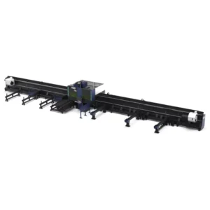 High Efficiency CNC Fiber Laser Tube Cutter For Round And Square Carbon Steel Brass Stainless Steel Pipes