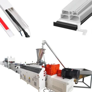 High Efficiency Double Screw Extrusion Line for PVC Window Door Frame Profile High Precision Stable Output