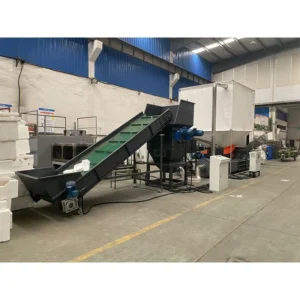 High Efficiency High Quality Polystyrene Foam XPS EPS Plastic Material Recycling Compacting Production Line