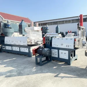 High Efficiency PE PP PVC Plastic Granule Production Line Automatic Pelletizing Equipment for Packaging Materials