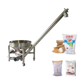 High Efficiency Screw Feeder for Powder Granules Plastic Pellets Flour Milk Powder Conveying Machine