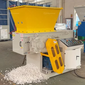 High Efficiency Single Shaft Plastic Shredder Mini Metal Automatic Plastic Film Crusher for Recycling