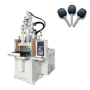 High Efficiency Single Slide Vertical Injection Molding Machine for PET ABS PC PA Materials Gear Motor 1 Year Warranty