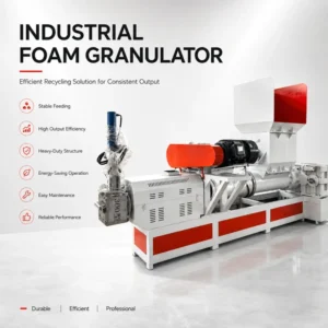 High Efficiency Small EPE Foam Granulator for Pearl Cotton Waste Recycling Pelletizing Line