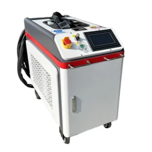High Efficiency Water Cooled Mini Laser Cleaner 1500w Pulse Ablation System with Sealed Cabinet for Dusty Environment Cleaning