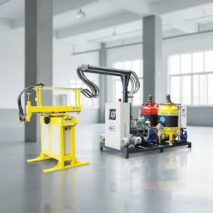 High Efficiency XINLIANG PU Injection Machine with Pump PLC Motor for Polyurethane Processing and Pu Foam Making
