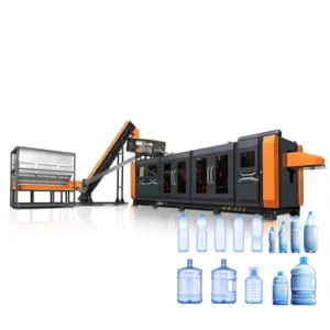 High Efficient 200 ml 2 Liter PET Plastic Round Water Bottle Blower Making Machines