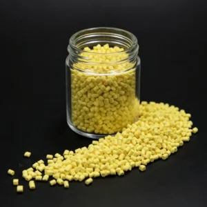 High Gloss Yellow Masterbatch Pellets Suitable for HIPS Plastic Products