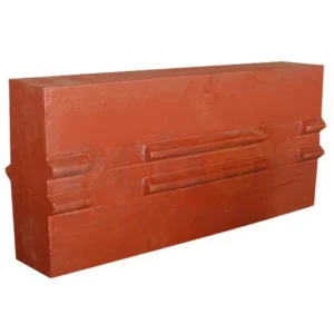 High Manganese Steel Impact Crusher PF1214 Impactor Spares Blow Bar Hammer for Ore Mining Casting