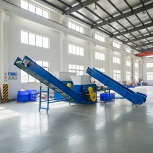 High Output Single Shaft Shredder for Plastic Lump Film Bag Pipe Recycling Equipment